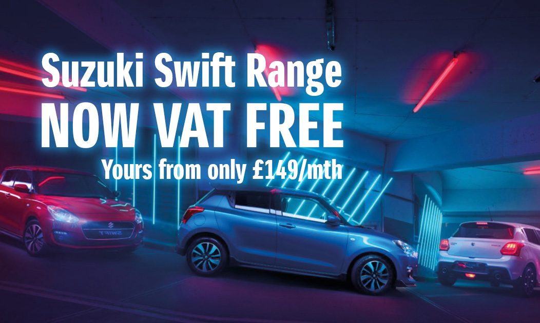Suzuki Swift Range Vat Free Offer